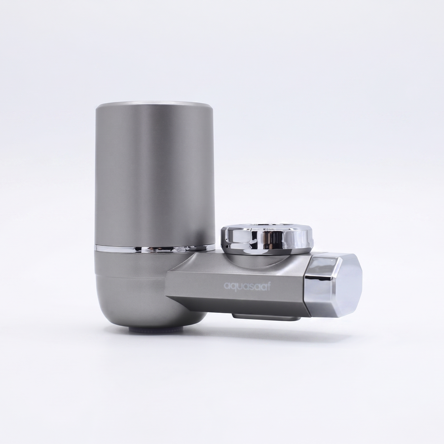 AquaSaaf UV-Shield Faucet Filter | Self-Powered Water Purifier for Basin & Kitchen