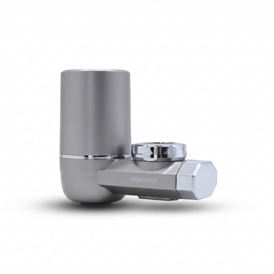 AquaSaaf UV-Shield Faucet Filter | Self-Powered Water Purifier for Basin & Kitchen